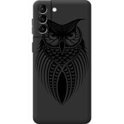 Черный чехол BoxFace Samsung Galaxy S21 FE (G990) Owl