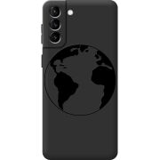 Черный чехол BoxFace Samsung Galaxy S21 FE (G990) Earth