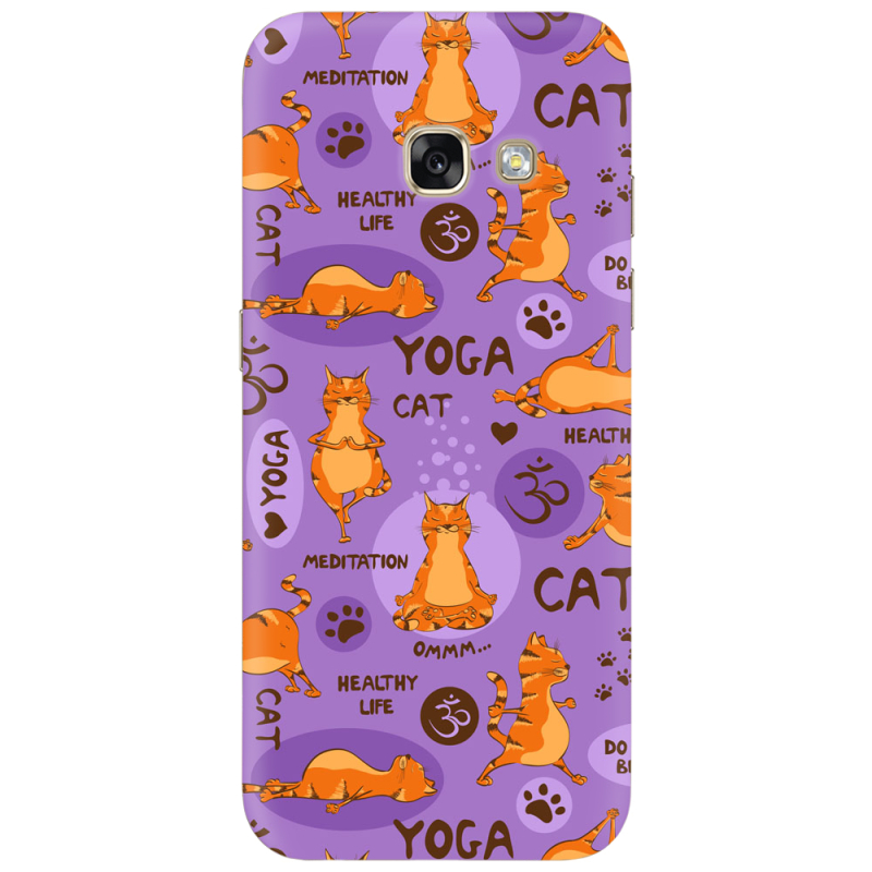 Чехол Uprint Samsung A320 Galaxy A3 2017 Yoga Cat