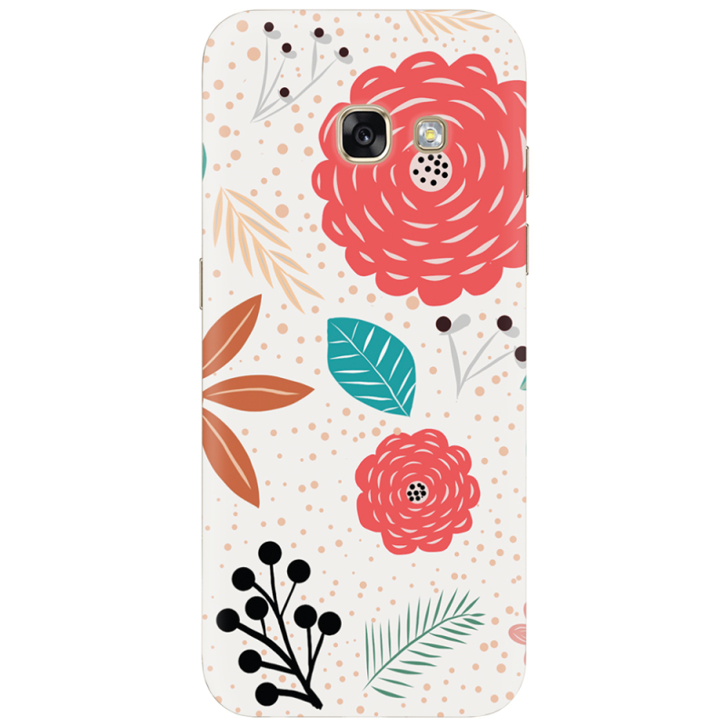 Чехол Uprint Samsung A320 Galaxy A3 2017 Line Flowers