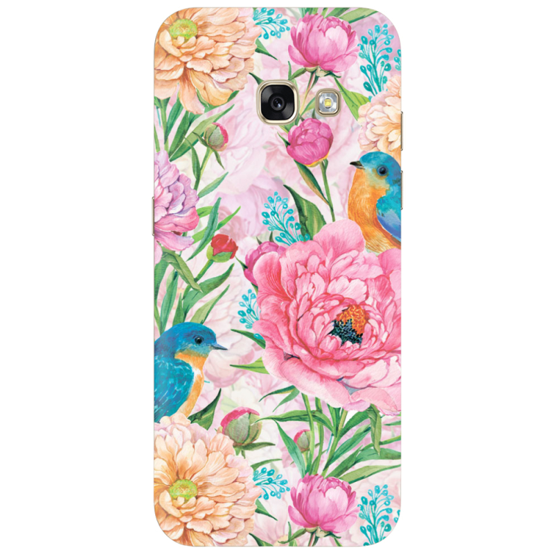 Чехол Uprint Samsung A320 Galaxy A3 2017 Birds in Flowers