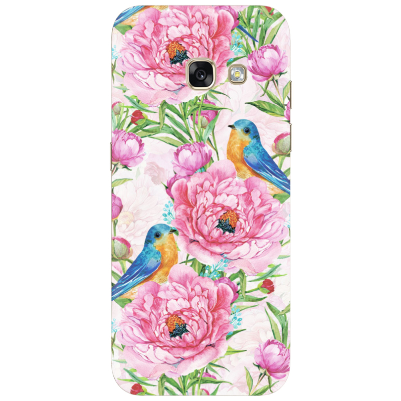 Чехол Uprint Samsung A320 Galaxy A3 2017 Birds and Flowers