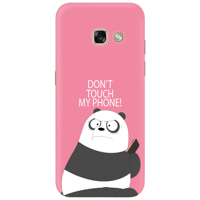 Чехол Uprint Samsung A320 Galaxy A3 2017 Dont Touch My Phone Panda