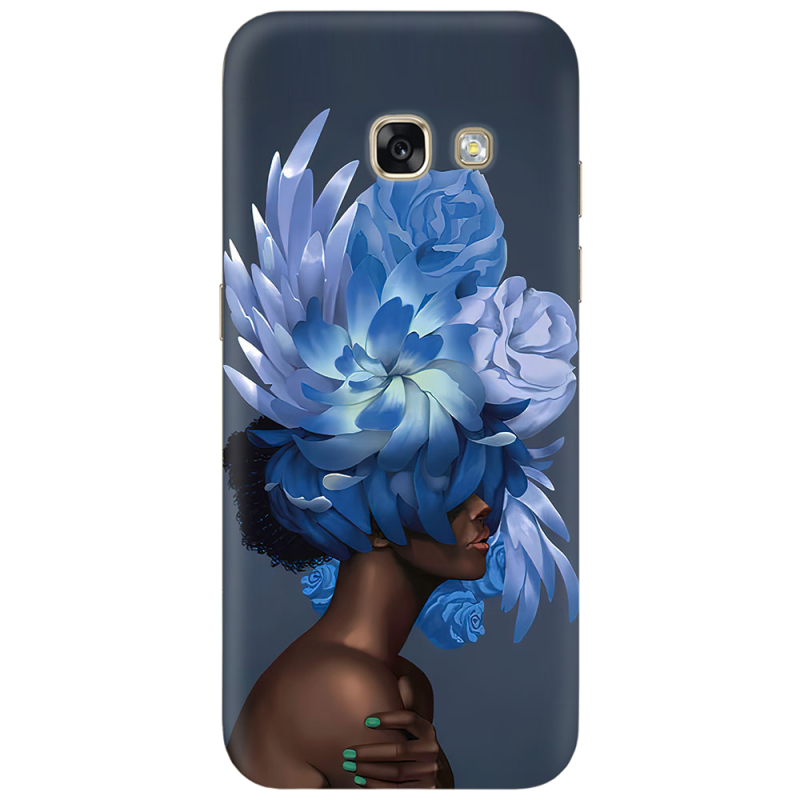 Чехол Uprint Samsung A320 Galaxy A3 2017 Exquisite Blue Flowers