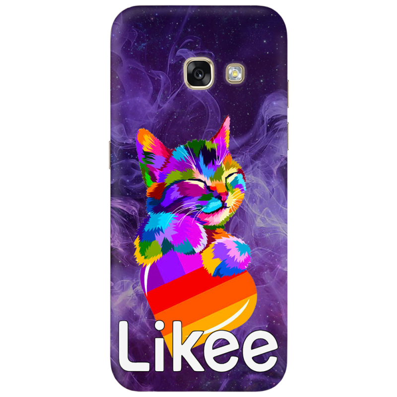 Чехол Uprint Samsung A320 Galaxy A3 2017 Likee Cat