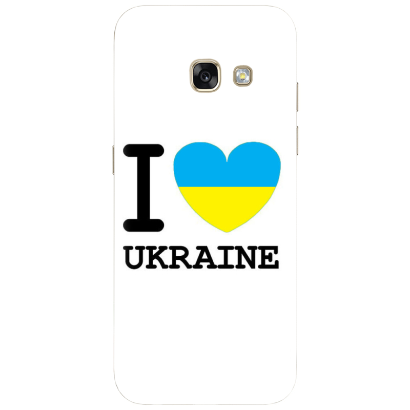 Чехол Uprint Samsung A320 Galaxy A3 2017 I love Ukraine