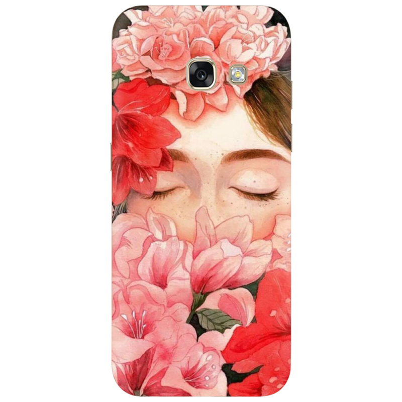 Чехол Uprint Samsung A320 Galaxy A3 2017 Girl in Flowers