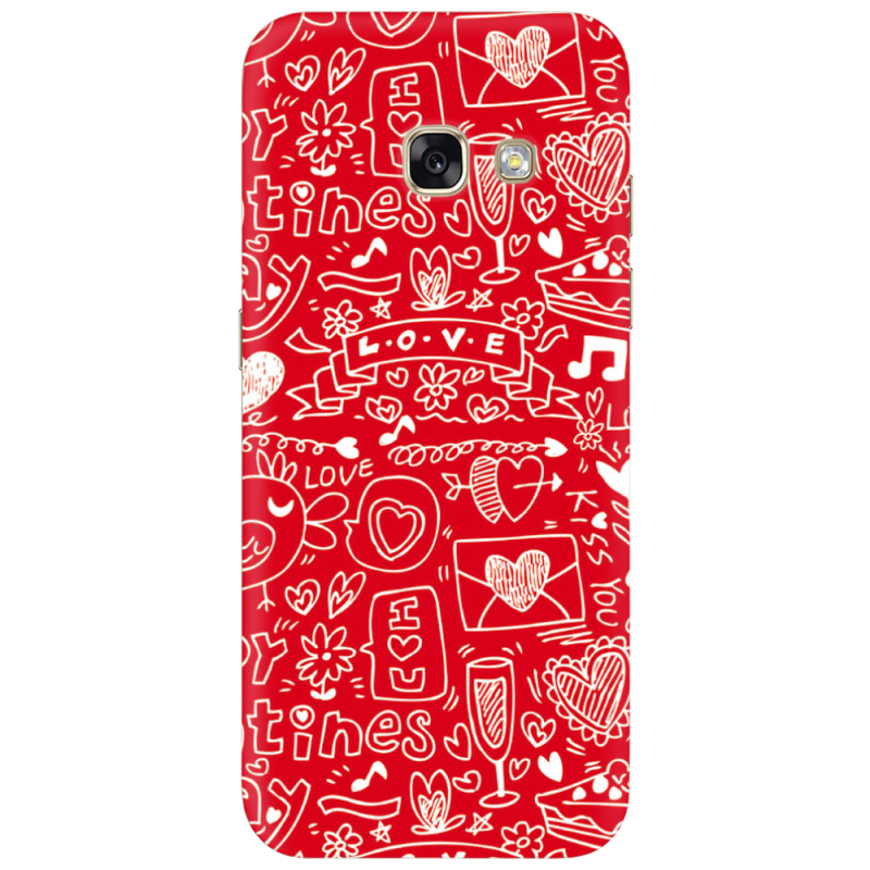 Чехол Uprint Samsung A320 Galaxy A3 2017 Happy Valentines