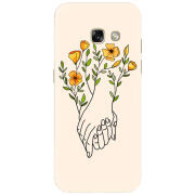 Чехол Uprint Samsung A320 Galaxy A3 2017 Flower Hands