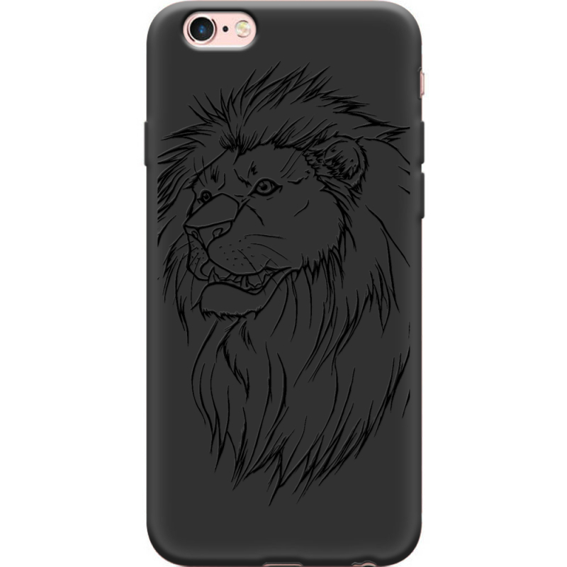 Черный чехол Uprint Apple iPhone 6 Plus / 6S Plus Lion