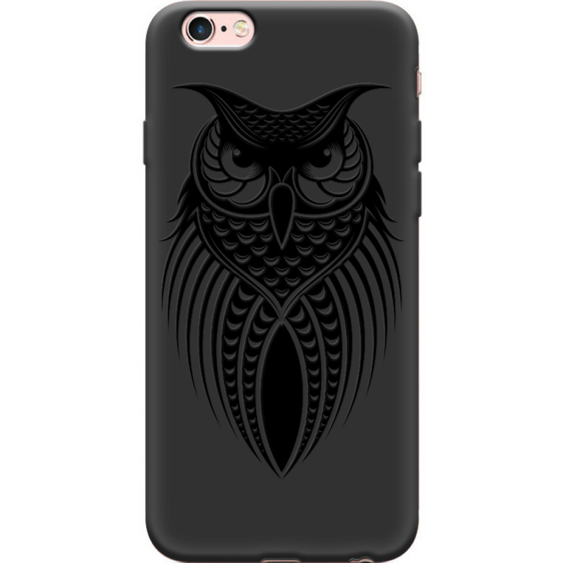 Черный чехол Uprint Apple iPhone 6 Plus / 6S Plus Owl
