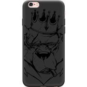 Черный чехол Uprint Apple iPhone 6 Plus / 6S Plus Bear King