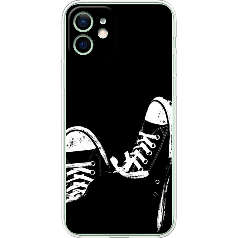 Чехол BoxFace Apple iPhone 12 Black Sneakers