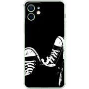 Чехол BoxFace Apple iPhone 12 Black Sneakers