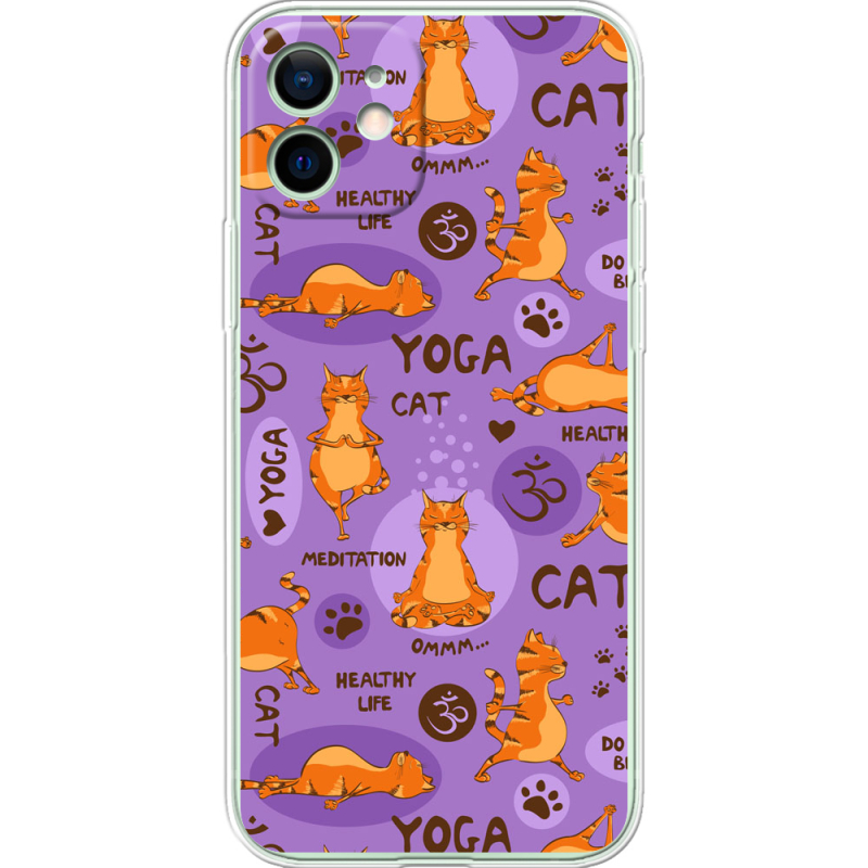Чехол BoxFace Apple iPhone 12 Yoga Cat
