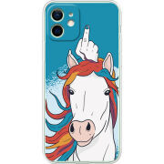 Чехол BoxFace Apple iPhone 12 Fuck Unicorn