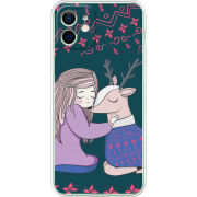 Чехол BoxFace Apple iPhone 12 Girl and deer
