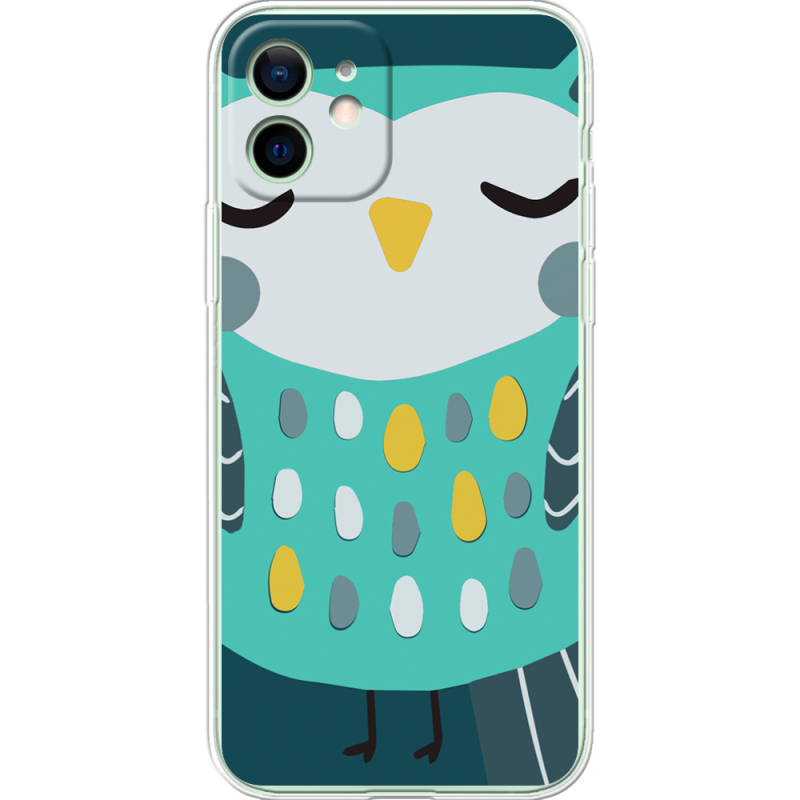 Чехол BoxFace Apple iPhone 12 Green Owl