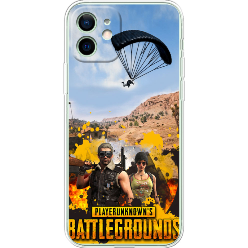 Чехол BoxFace Apple iPhone 12 Pubg parachute