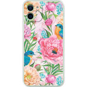 Чехол BoxFace Apple iPhone 12 Birds in Flowers