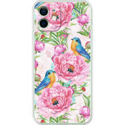 Чехол BoxFace Apple iPhone 12 Birds and Flowers