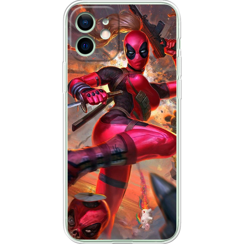 Чехол BoxFace Apple iPhone 12 Woman Deadpool