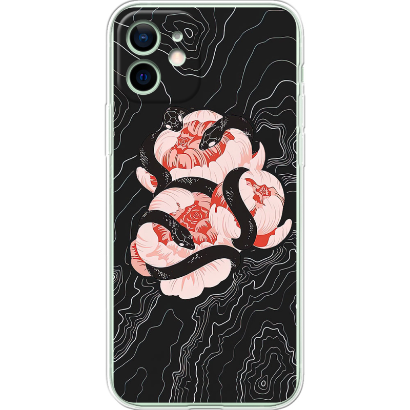 Чехол BoxFace Apple iPhone 12 Snake Rose