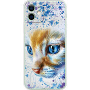 Чехол BoxFace Apple iPhone 12 Голубоглазый Кот