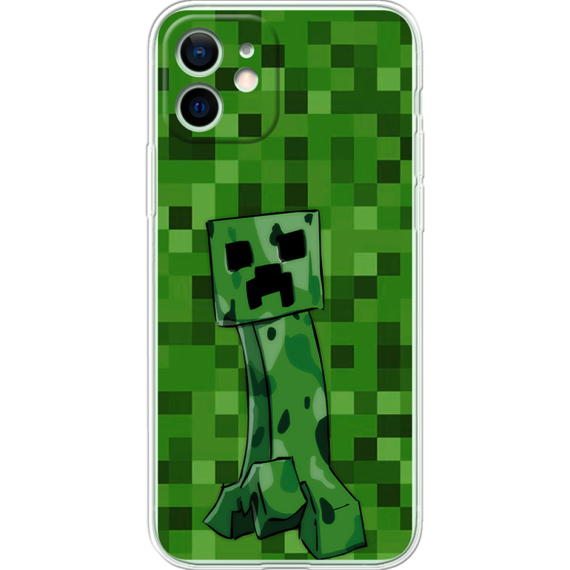 Чехол BoxFace Apple iPhone 12 Minecraft Creeper