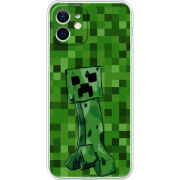 Чехол BoxFace Apple iPhone 12 Minecraft Creeper