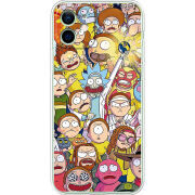 Чехол BoxFace Apple iPhone 12 Rick and Morty