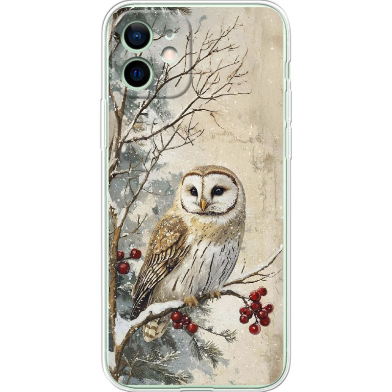 Чехол BoxFace Apple iPhone 12 Christmas Owl