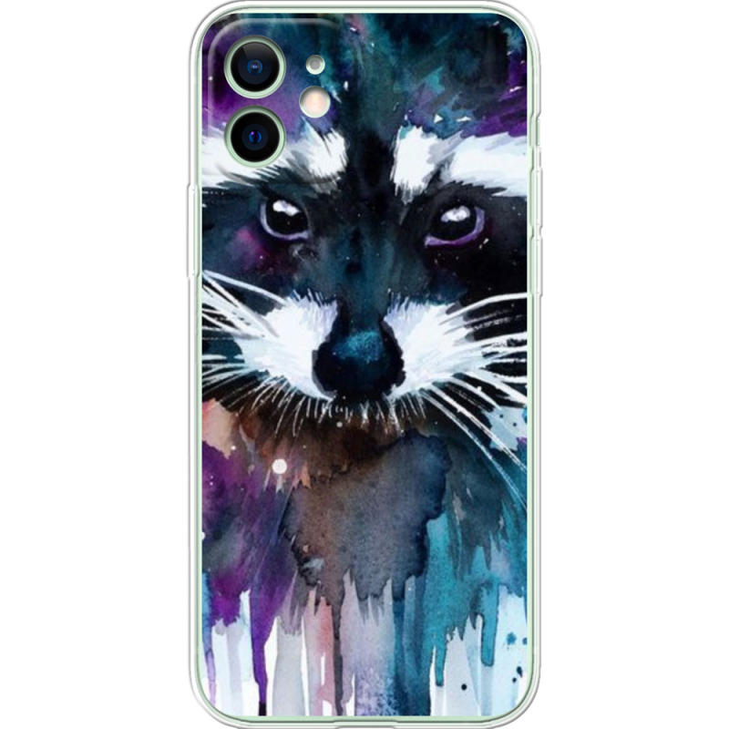 Чехол BoxFace Apple iPhone 12 Акварельный енот