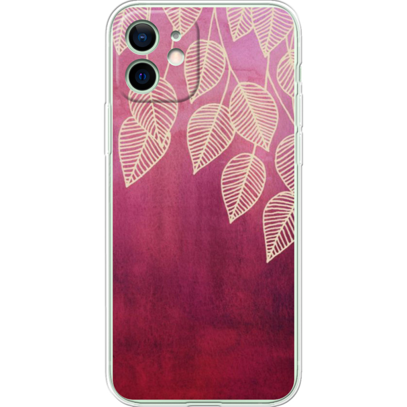 Чехол BoxFace Apple iPhone 12 Gold Leaves