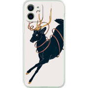 Чехол BoxFace Apple iPhone 12 Black Deer