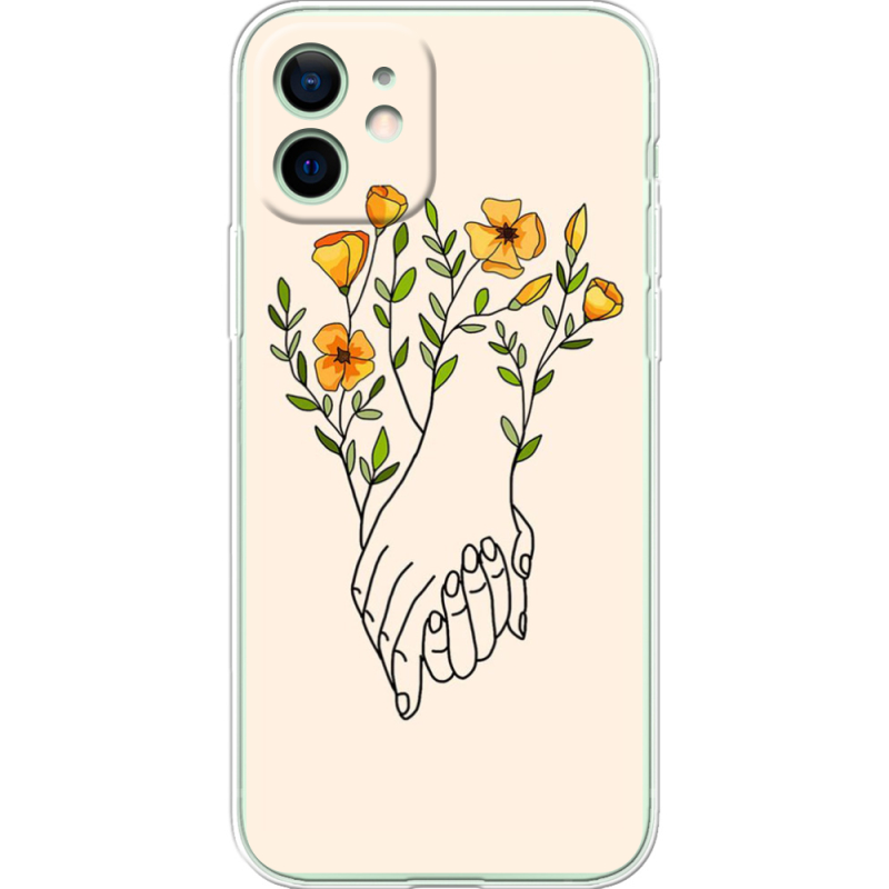 Чехол BoxFace Apple iPhone 12 Flower Hands
