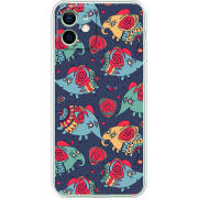 Чехол BoxFace Apple iPhone 12 Flying Elephants