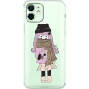 Прозрачный чехол BoxFace Apple iPhone 12 Winter Morning Girl