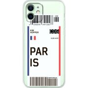 Прозрачный чехол BoxFace Apple iPhone 12 Ticket Paris