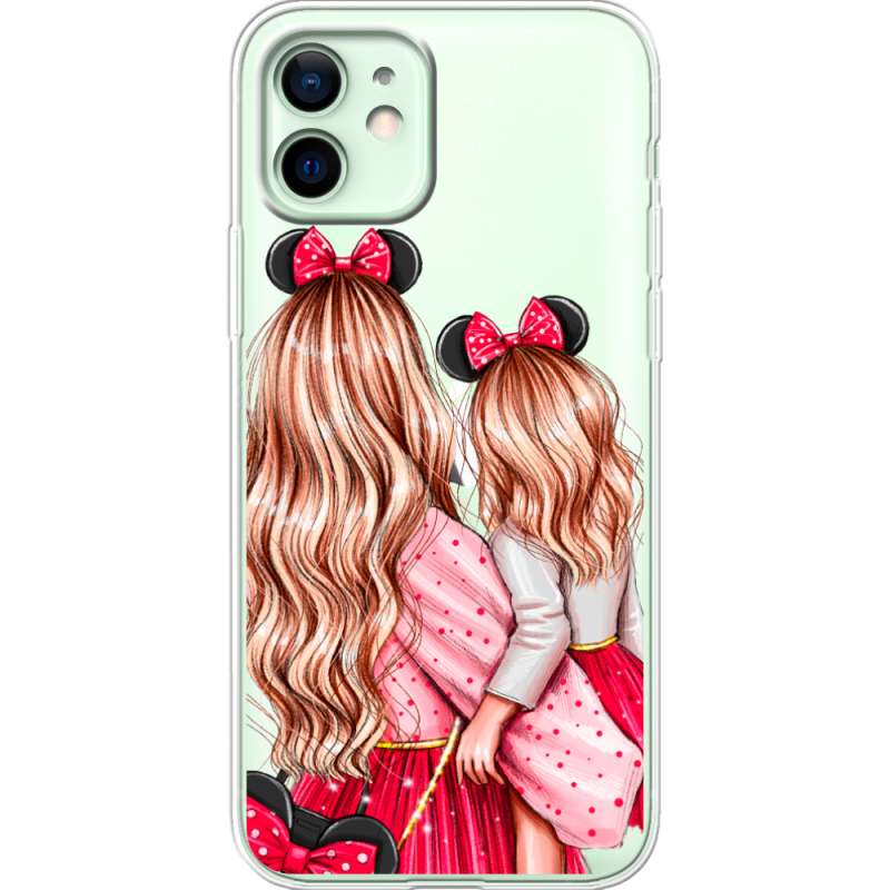 Прозрачный чехол BoxFace Apple iPhone 12 Mouse Girls