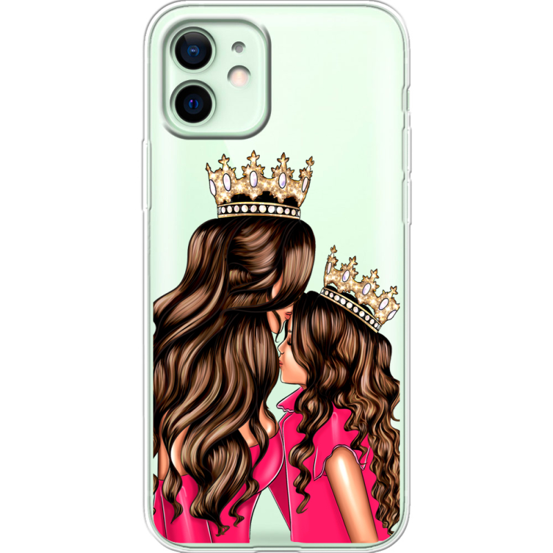 Прозрачный чехол BoxFace Apple iPhone 12 Queen and Princess