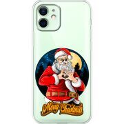 Прозрачный чехол BoxFace Apple iPhone 12 Cool Santa
