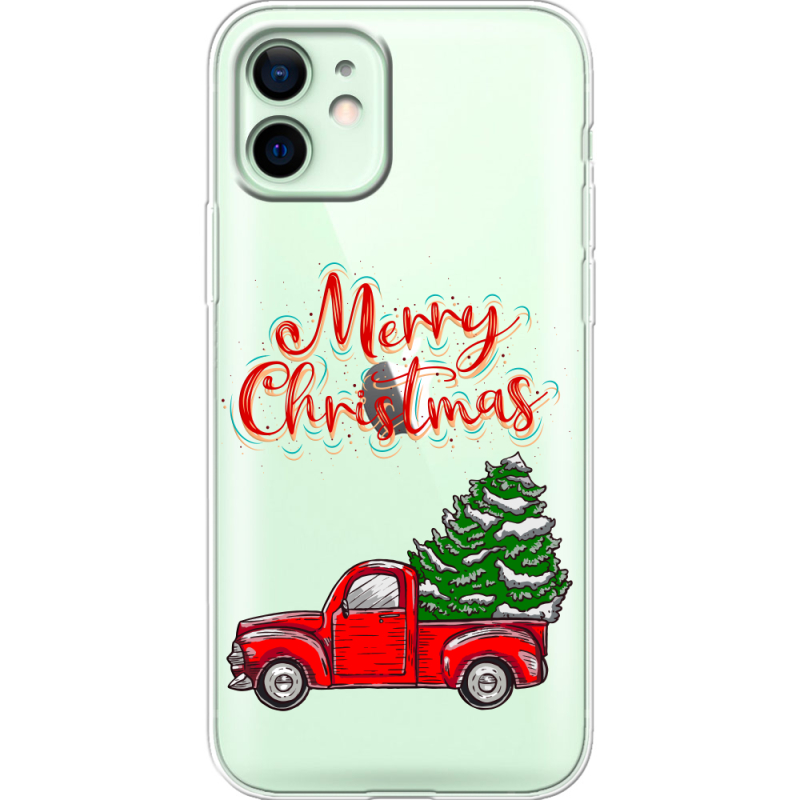 Прозрачный чехол BoxFace Apple iPhone 12 Holiday Car