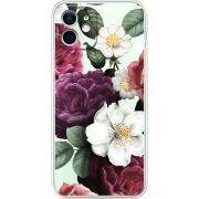 Прозрачный чехол BoxFace Apple iPhone 12 Floral Dark Dreams