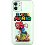 Прозрачный чехол BoxFace Apple iPhone 12 Super Mario