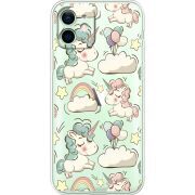 Прозрачный чехол BoxFace Apple iPhone 12 Unicorns