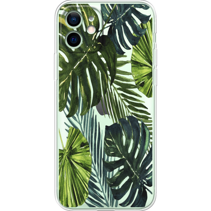 Прозрачный чехол BoxFace Apple iPhone 12 Palm Tree