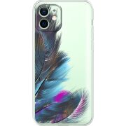 Прозрачный чехол BoxFace Apple iPhone 12 Feathers