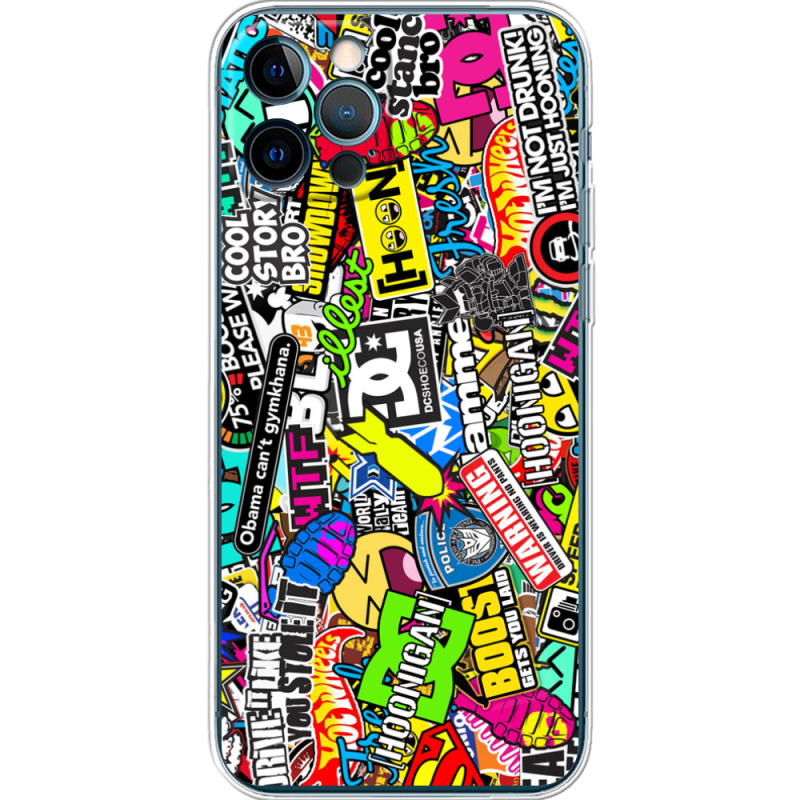 Чехол BoxFace Apple iPhone 12 Pro Multicolored Inscriptions