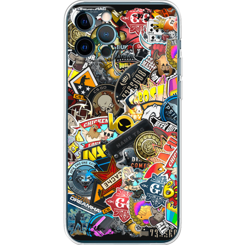 Чехол BoxFace Apple iPhone 12 Pro CS:Go Stickerbombing